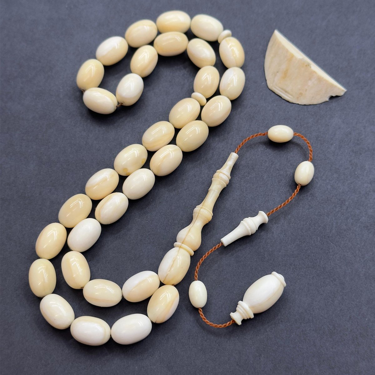 Usta İşi Balina Dişi Tespih 8,5*12 (mm)