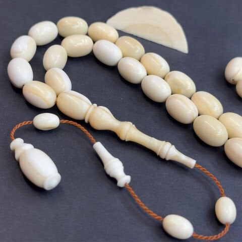 Usta İşi Balina Dişi Tespih 8,5*12 (mm)