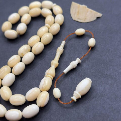 Usta İşi Balina Dişi Tespih 8,5*12 (mm)