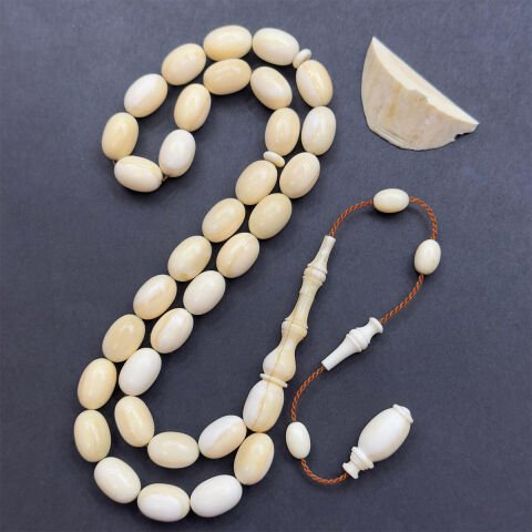 Usta İşi Balina Dişi Tespih 8,5*12 (mm)