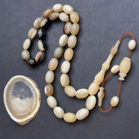 Usta İşi Yak Boynuzu Tespih 8,5*13 (mm)