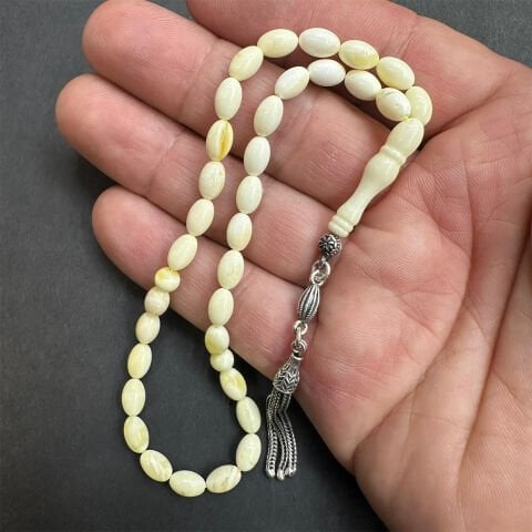 Akça Kaliningrad Damla Kehribar Tespih 5*8 (mm)