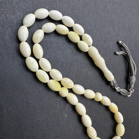 Akça Kaliningrad Damla Kehribar Tespih 5*8 (mm)