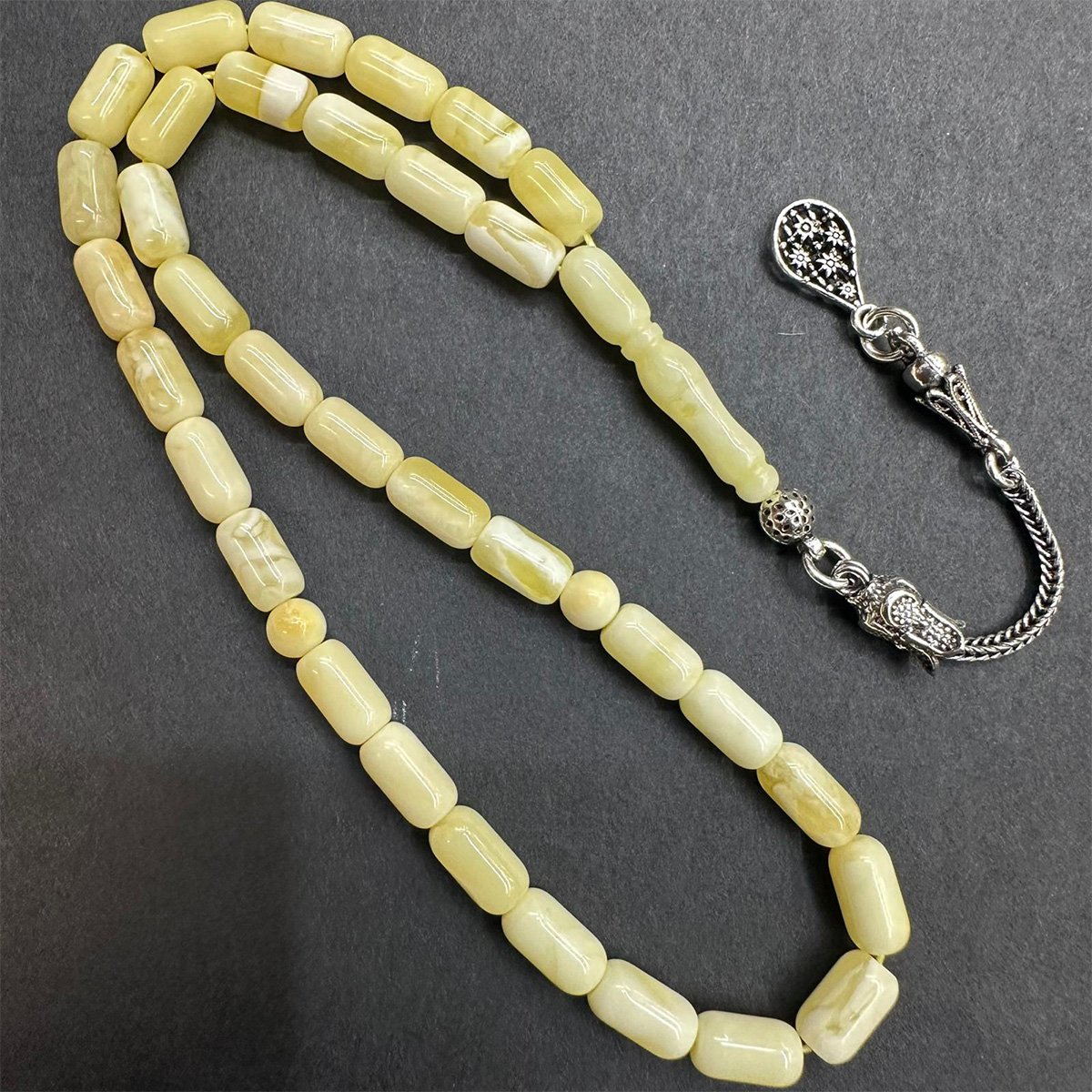 Akça Kaliningrad Damla Kehribar Kapsül Tespih 5*9 (mm)