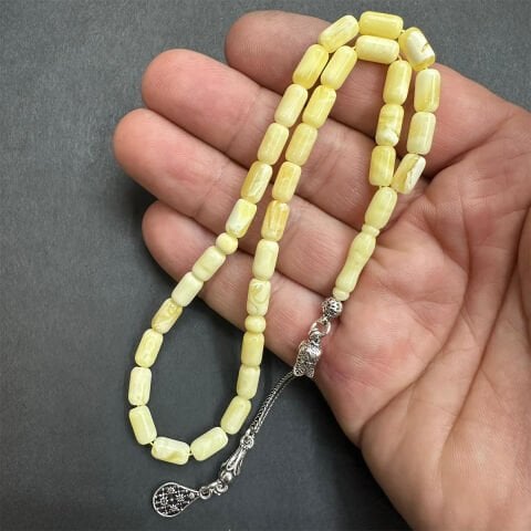 Akça Kaliningrad Damla Kehribar Kapsül Tespih 5*9 (mm)