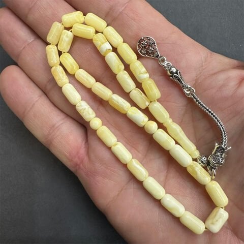 Akça Kaliningrad Damla Kehribar Kapsül Tespih 5*9 (mm)