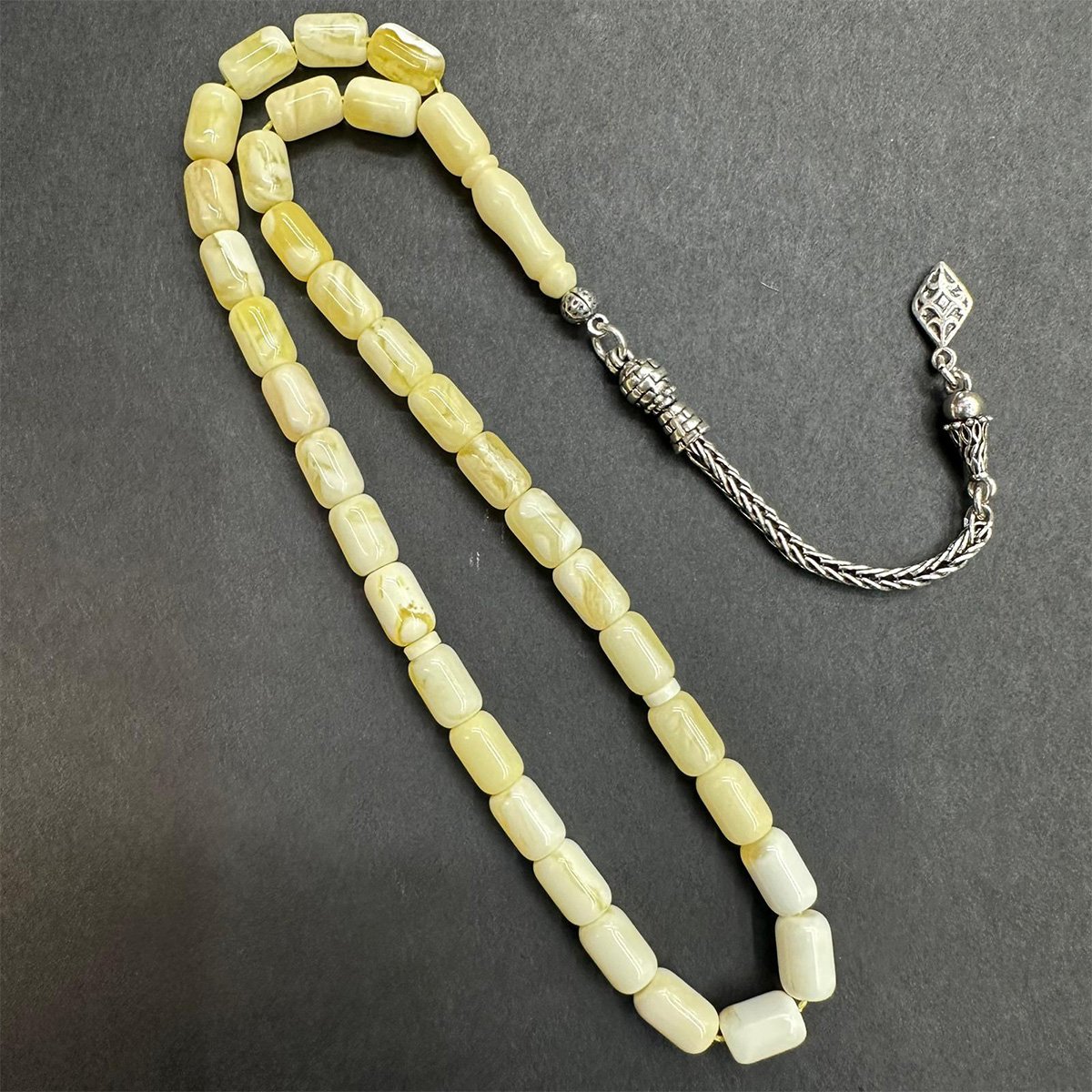 Akça Kaliningrad Damla Kehribar Kapsül Tespih 6*9 (mm)