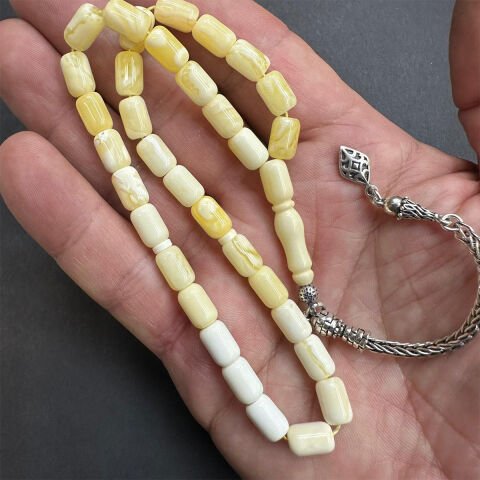 Akça Kaliningrad Damla Kehribar Kapsül Tespih 6*9 (mm)