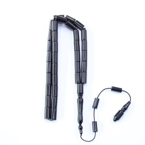 Usta İşi Oltu Taşı Kesme Model Tespih 6*12,5 (mm)