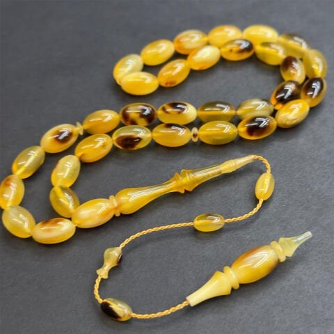 Usta İşi Palet Bağa Tespih 7*11 (mm)