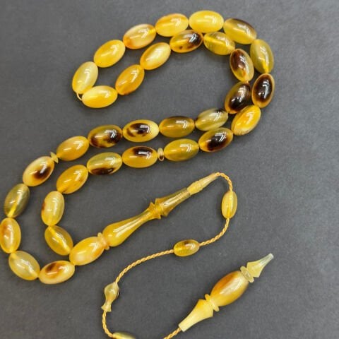 Usta İşi Palet Bağa Tespih 7*11 (mm)