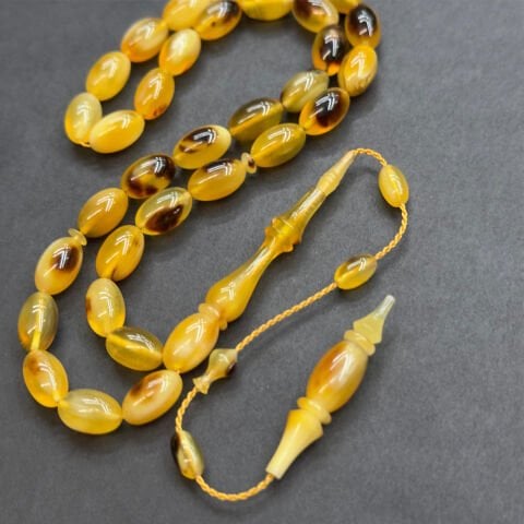 Usta İşi Palet Bağa Tespih 7*11 (mm)