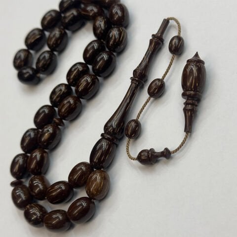 Usta İşi Sırçalı Kuka Tespih 9*12 (mm)