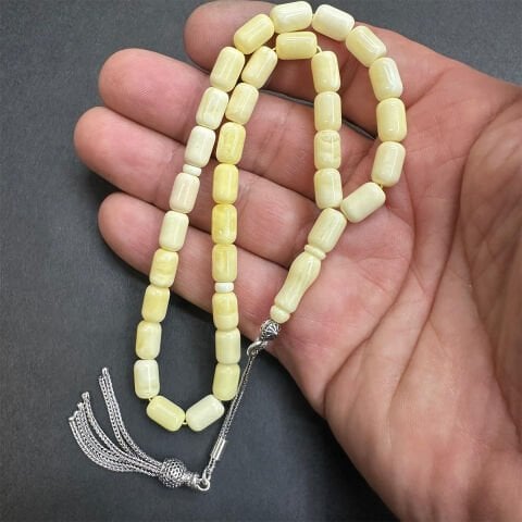 Akça Kaliningrad Damla Kehribar Kapsül Tespih 6*9,5 (mm)