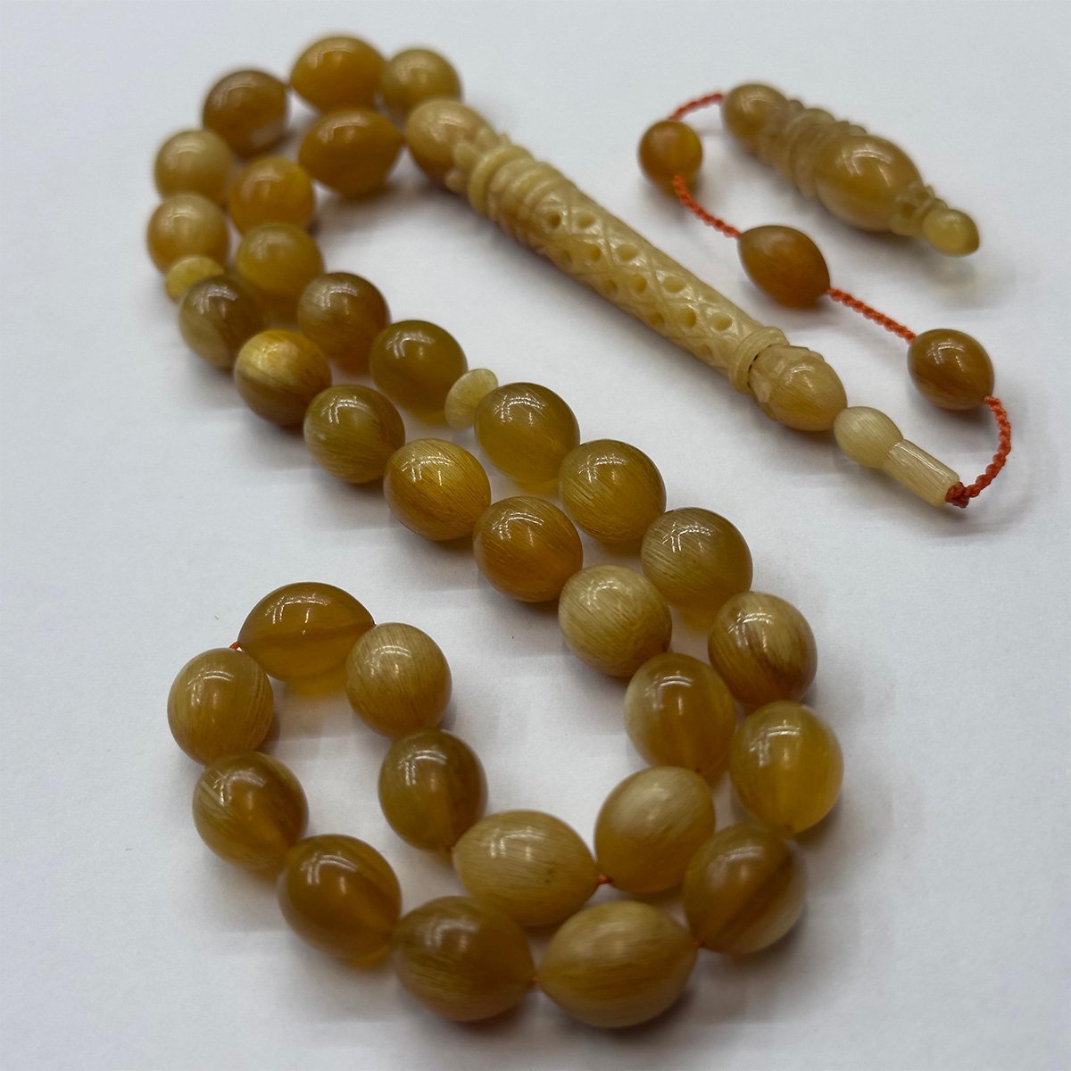 Usta İşi Koç Boynuzu Tespih 9*12 (mm)