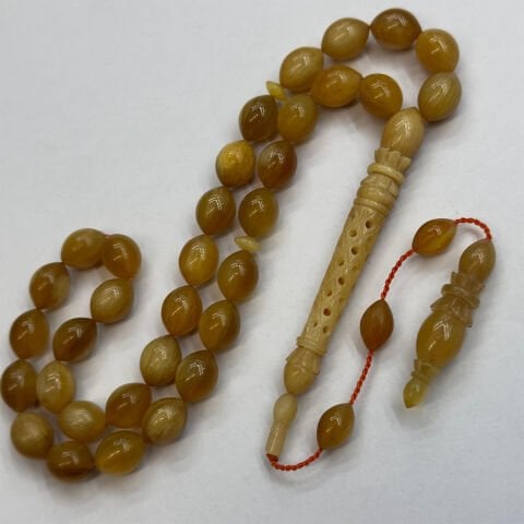 Usta İşi Koç Boynuzu Tespih 9*12 (mm)