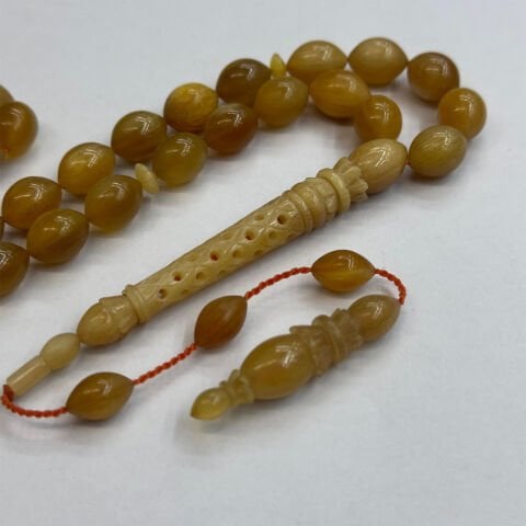 Usta İşi Koç Boynuzu Tespih 9*12 (mm)