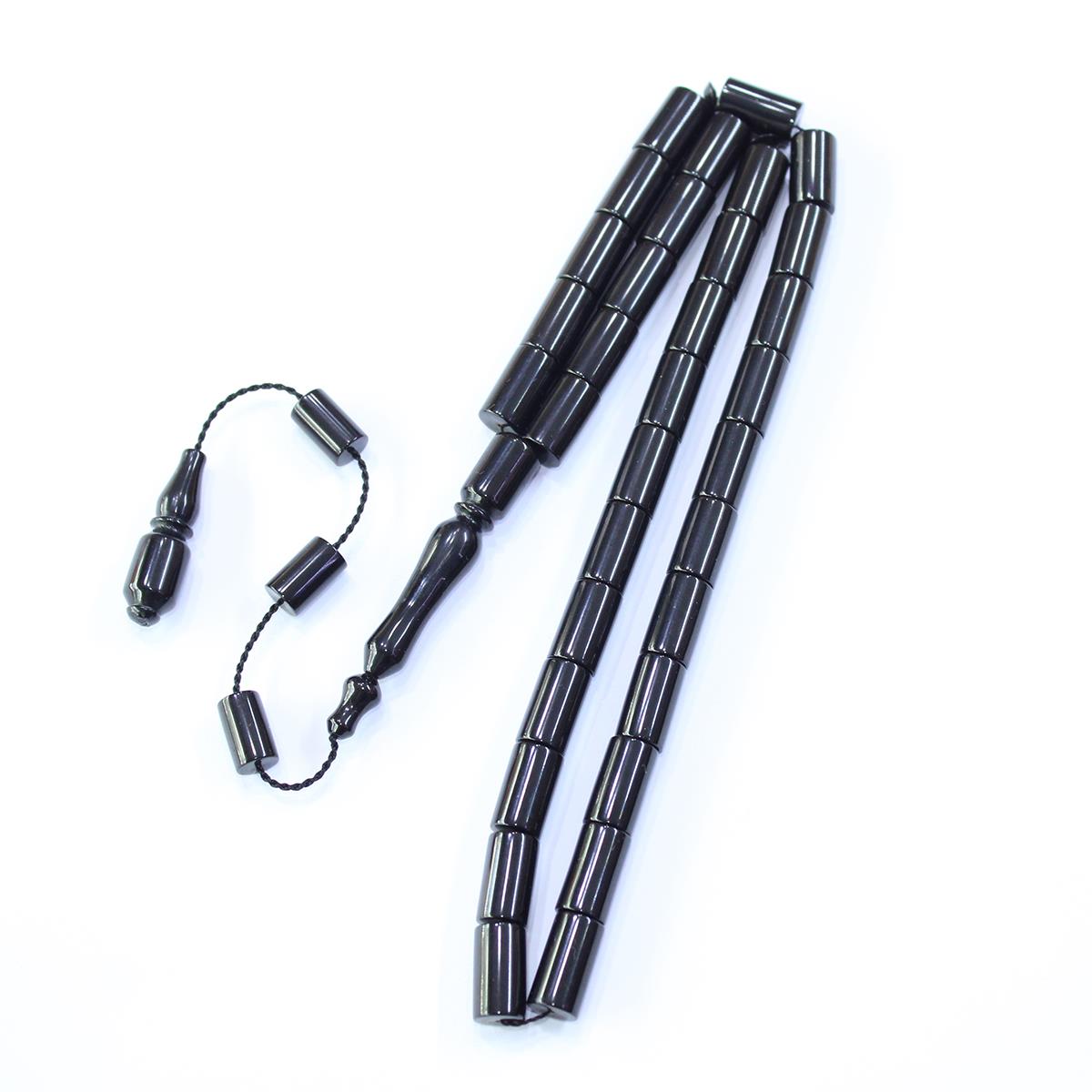 Usta İşi Oltu Taşı Kesme Model Tespih 7*12 (mm)