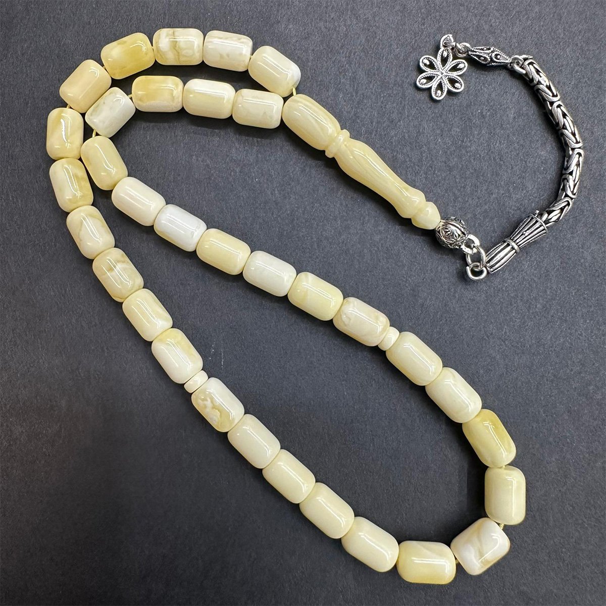 Akça Kaliningrad Damla Kehribar Kapsül Tespih 6,5*9,5 (mm)