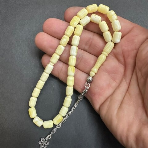 Akça Kaliningrad Damla Kehribar Kapsül Tespih 6,5*9,5 (mm)