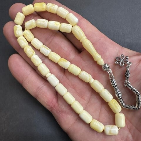 Akça Kaliningrad Damla Kehribar Kapsül Tespih 6,5*9,5 (mm)