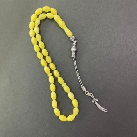 Kaliningrad Damla Kehribar Beyzi Tespih 5*7.5 (mm)