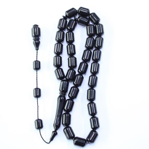 Usta İşi Oltu Taşı Kapsül Model Tespih 8,5*12 (mm)