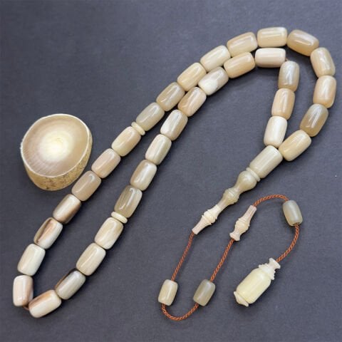 Usta İşi Yak Boynuzu Tespih 8,5*12,5 (mm)