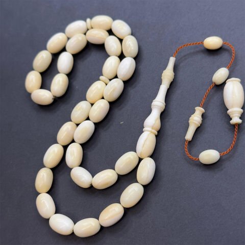 Usta İşi Balina Dişi Tespih 7,5*12,5 (mm)