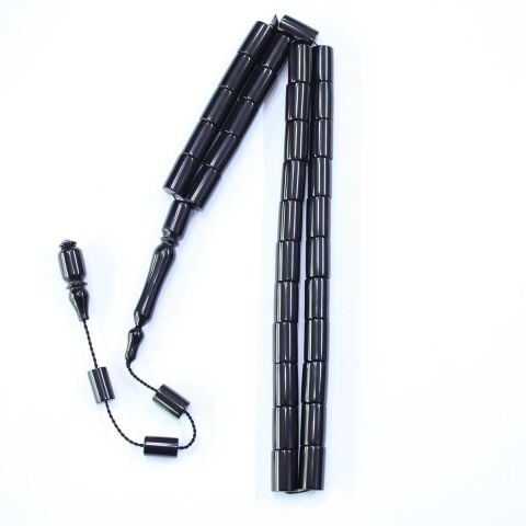 Usta İşi Oltu Taşı Kesme Model Tespih 7,5*12,5 (mm)