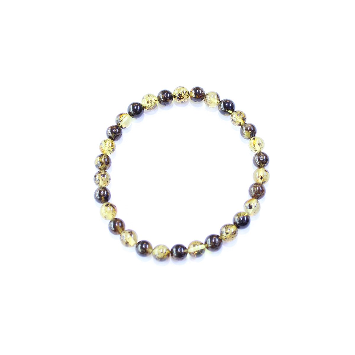 Fosilli Ukrayna Damla Kehribar Bileklik 4 (gr)