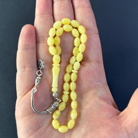 Kaliningrad Damla Kehribar Tespih 5,5*8 (mm)-1