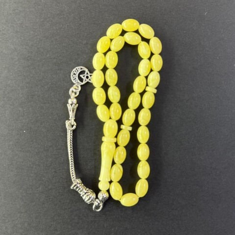 Kaliningrad Damla Kehribar Tespih 5,5*8 (mm)-1