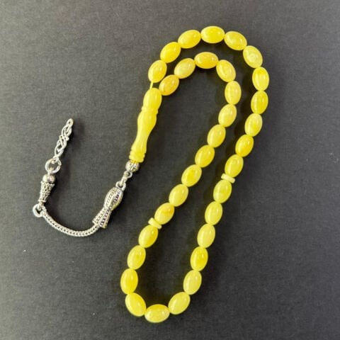 Kaliningrad Damla Kehribar Tespih 5,5*8 (mm)-2