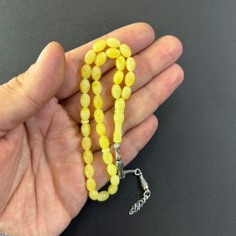 Kaliningrad Damla Kehribar Tespih 5,5*8 (mm)-2