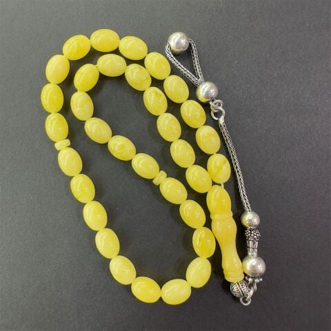 Kaliningrad Damla Kehribar Beyzi Tespih 5,8*8 (mm)