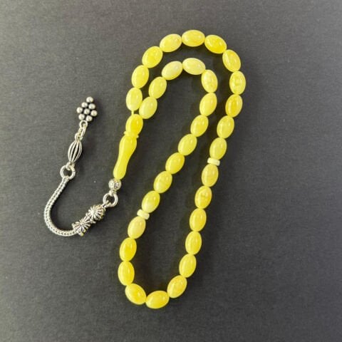 Kaliningrad Damla Kehribar Tespih 5,5*8 (mm)-3