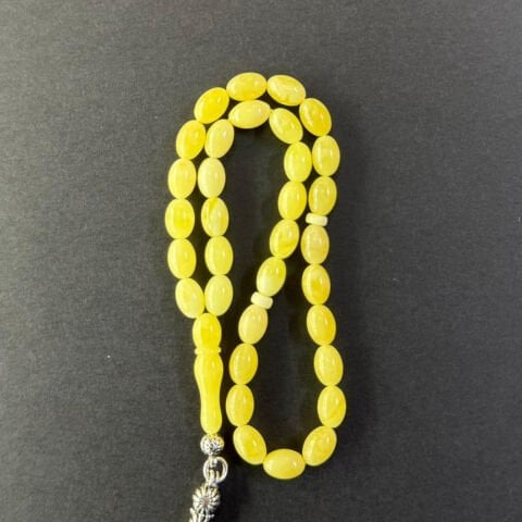 Kaliningrad Damla Kehribar Tespih 5,5*8 (mm)-3