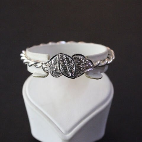 Gümüş El Yapımı Erzurum Burma Bilezik-1