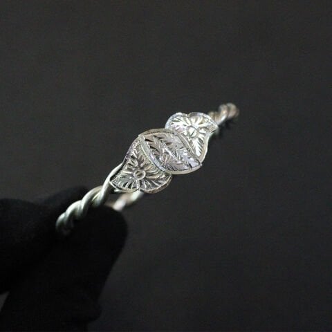 Gümüş El Yapımı Erzurum Burma Bilezik-1