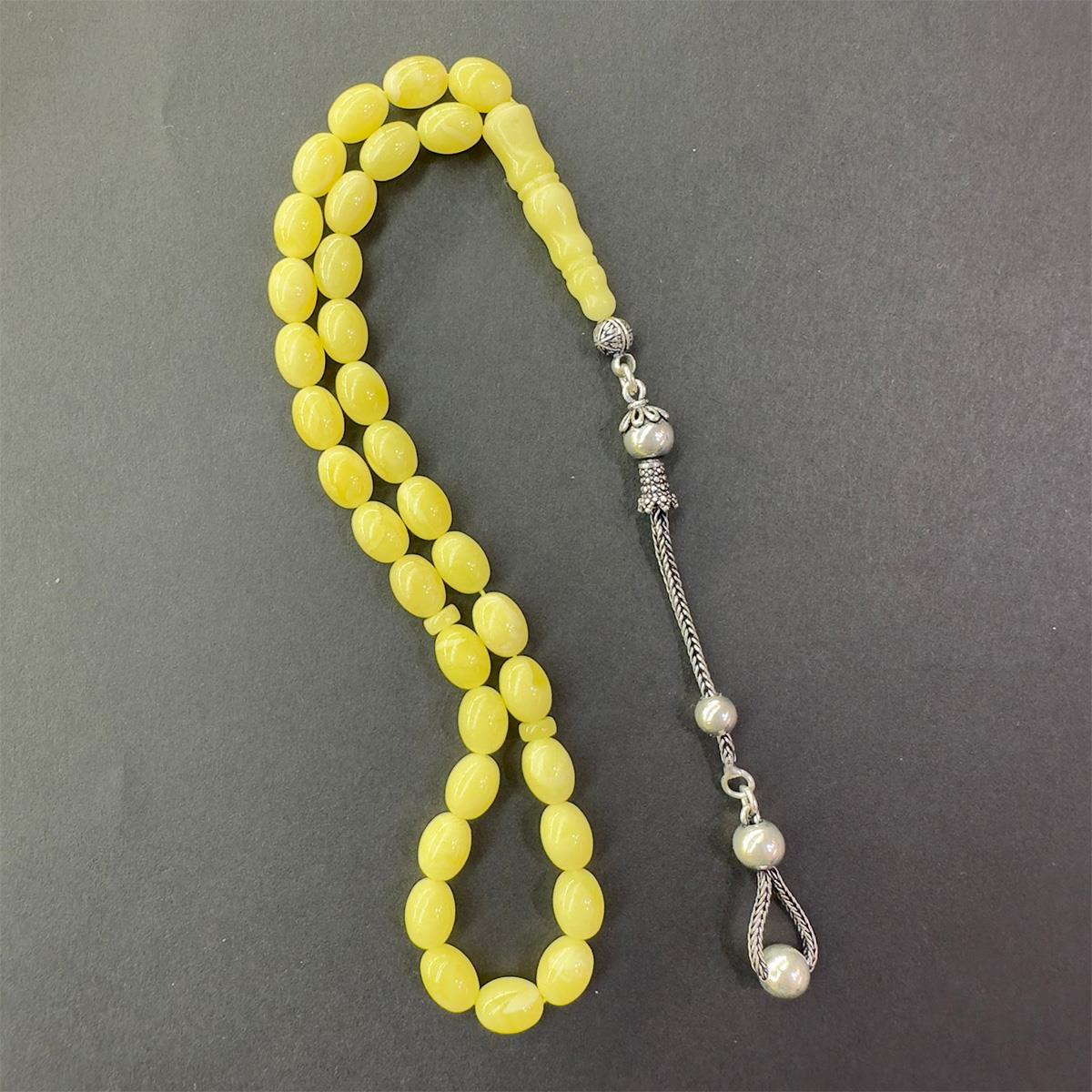 Kaliningrad Damla Kehribar Beyzi Tespih 5.8*8 (mm)