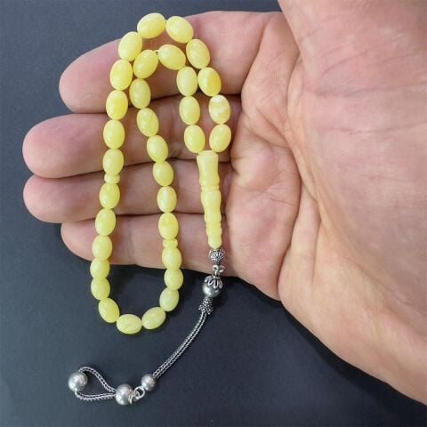 Kaliningrad Damla Kehribar Beyzi Tespih 5.8*8 (mm)