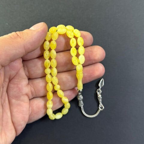 Kaliningrad Damla Kehribar Tespih 5,5*8 (mm)-4