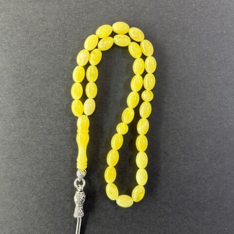 Kaliningrad Damla Kehribar Tespih 5,5*8 (mm)-4