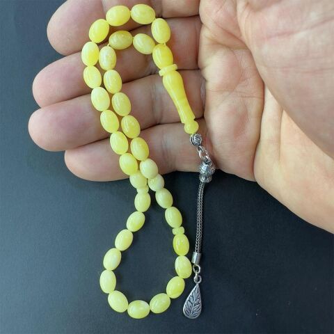 Kaliningrad Damla Kehribar Beyzi Tespih 5,9*8 (mm)