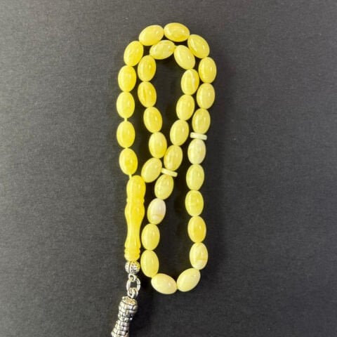 Kaliningrad Damla Kehribar Tespih 5,5*8 (mm)-5