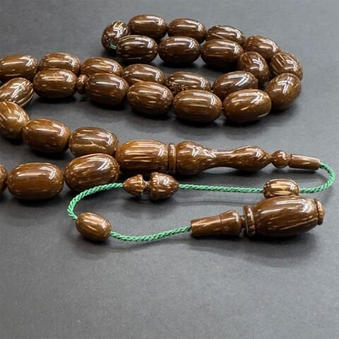 Usta İşi Sırçalı Kuka Tespih 10*15 (mm)