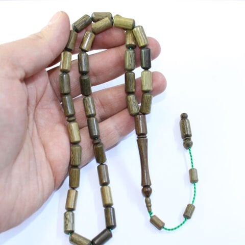 Yeşil Pelesenk Kapsül Tespih 6,5*13,5 (mm)