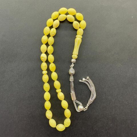 Kaliningrad Damla Kehribar Beyzi Tespih 6,5*9.5 (mm)