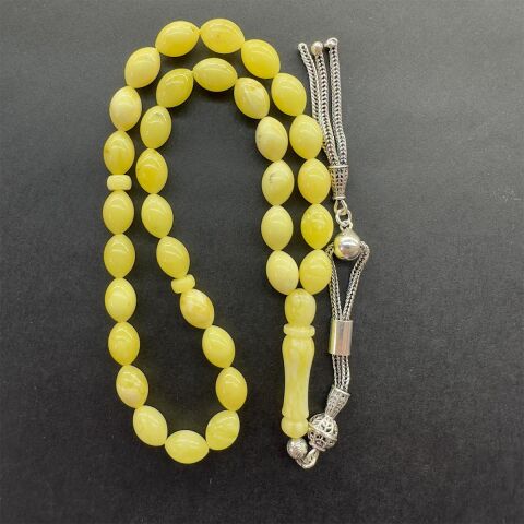 Kaliningrad Damla Kehribar Beyzi Tespih 6,5*9.5 (mm)